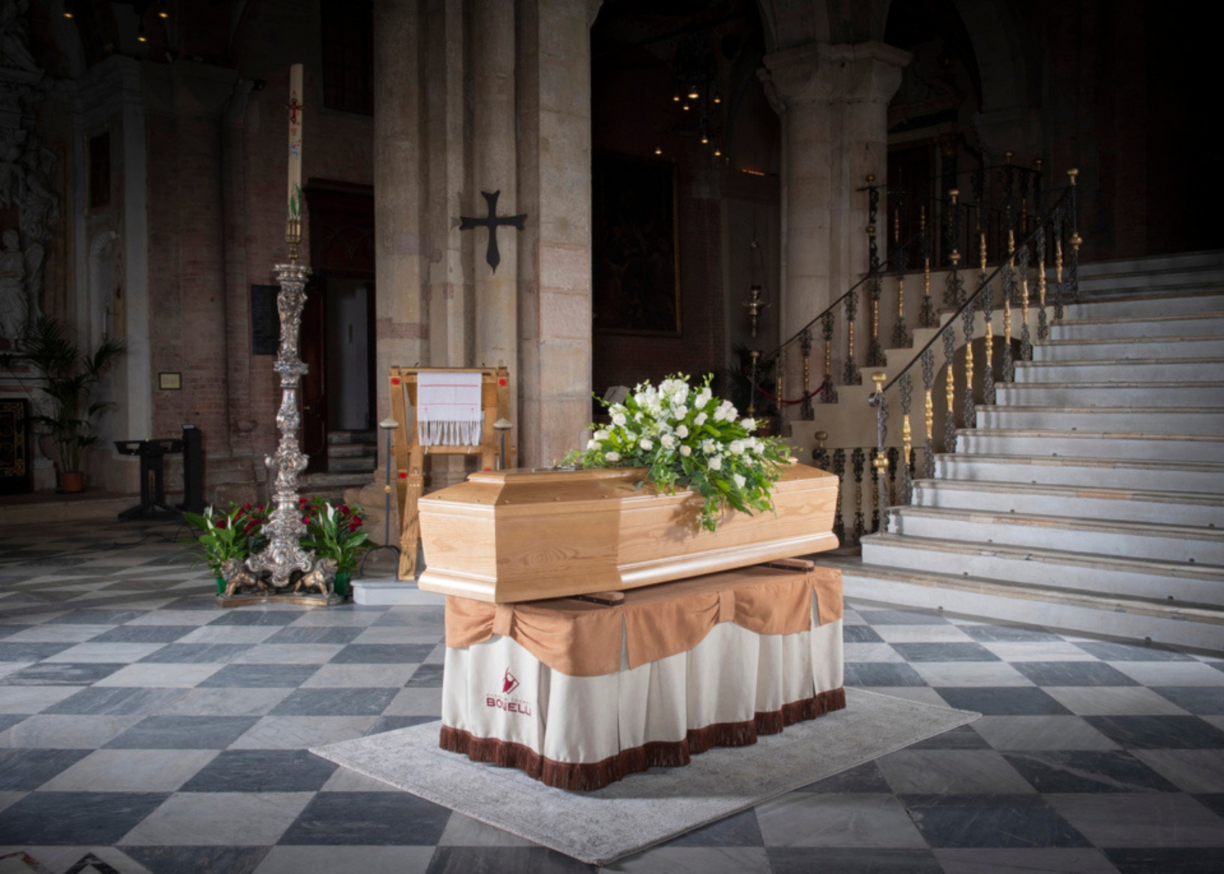 Allestimento in chiesa